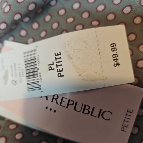 Banana Republic Polka Dot Halter Top Size Large Petite NWT - Picture 6 of 9